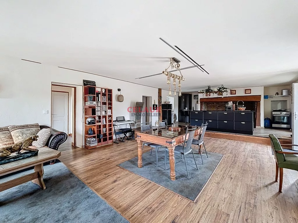 MAISON EN PIERRE R&Eacute;NOV&Eacute;E AVEC GRANGE, HANGARS, BATIMENT DE STOCKAGE ET TERRAIN